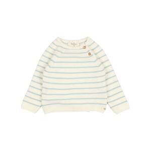 NEW BÚHO kid's striped knit jumper top in almond